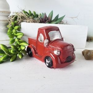 Vintage Rae Dunn Style Red Mini Truck-Home/Garden